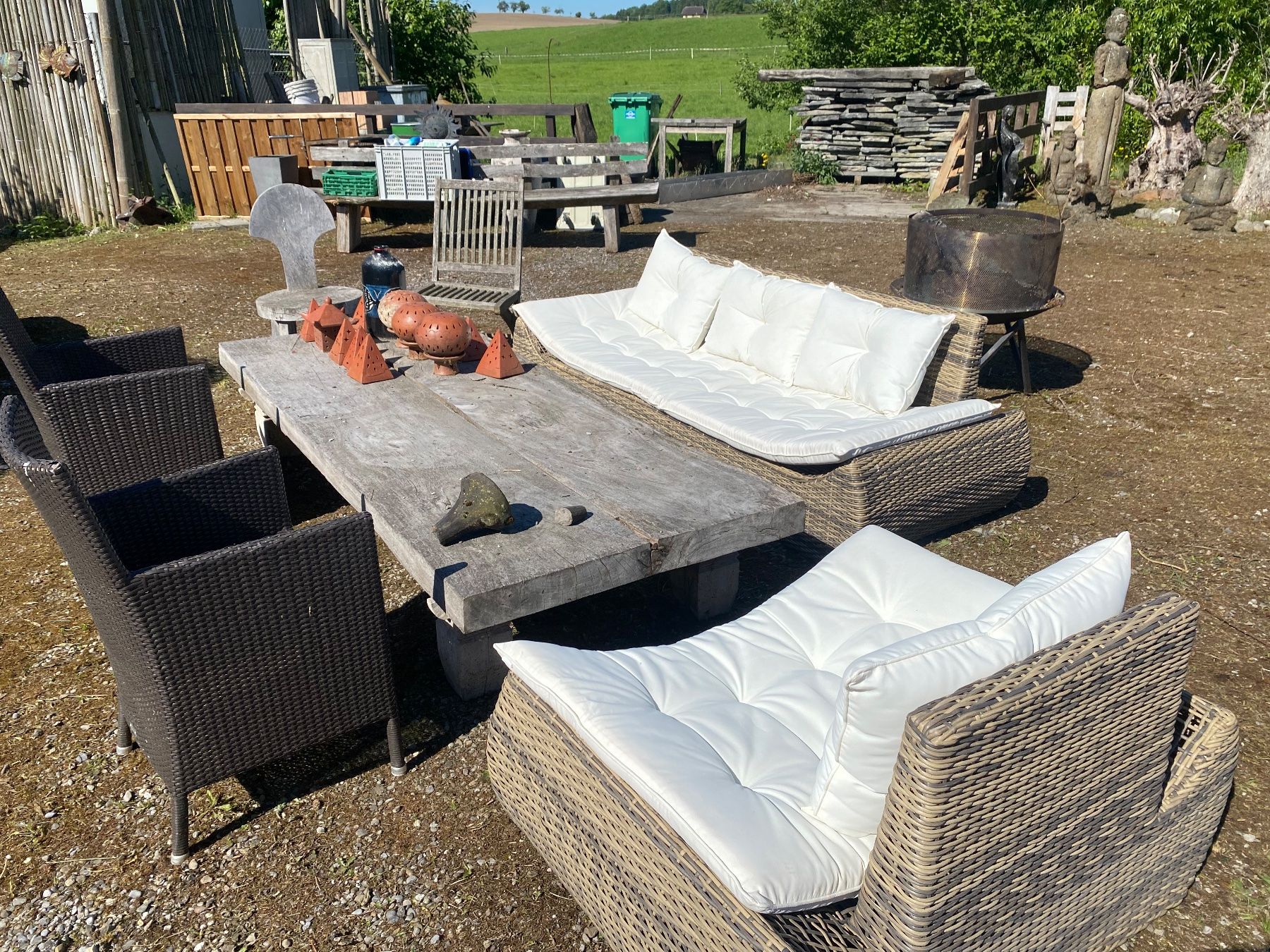 Divani: Gartenlounge Sofa Sessel Gartenmöbel – Usato da Ballwil venduto da ClassicGallery