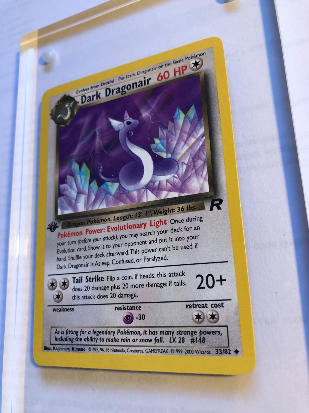 Sammelbilder & Trading cards: Dark Dragonair (unc.) Team Rocket 1st - MINT- ab 1.- – Gebraucht aus Giubiasco von dan_pr8b 2