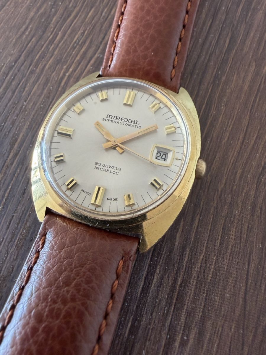 Mirexal Orologi: Mirexal SuperAutomatic ETA vergoldet uhr – Usato da Zürich venduto da Rocola26 5