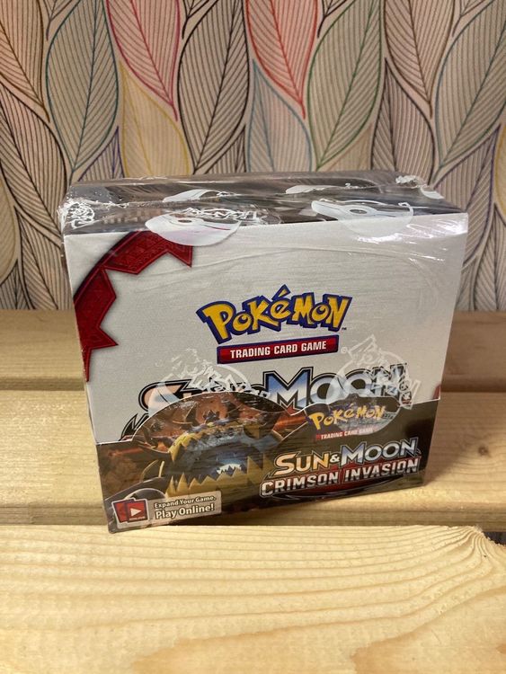 sun & moon crimson invasion booster box Sun & Moon: Crimson Invasion