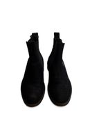 Russell & Bromley Chelsea Boots aus schwarzem Veloursleder