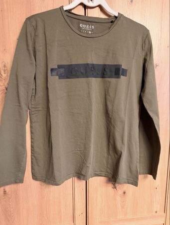GUESS Langärmliges Shirt Gr. XL in Olive