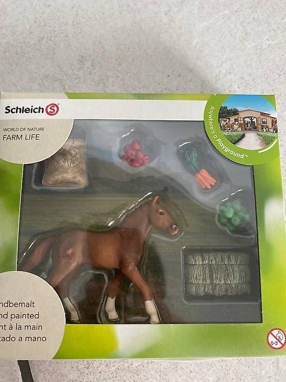 Schleich Giocattoli: Schleich 21025 - Mini-Playset - Fohlen – Usato da Otelfingen venduto da Schlaedde 1