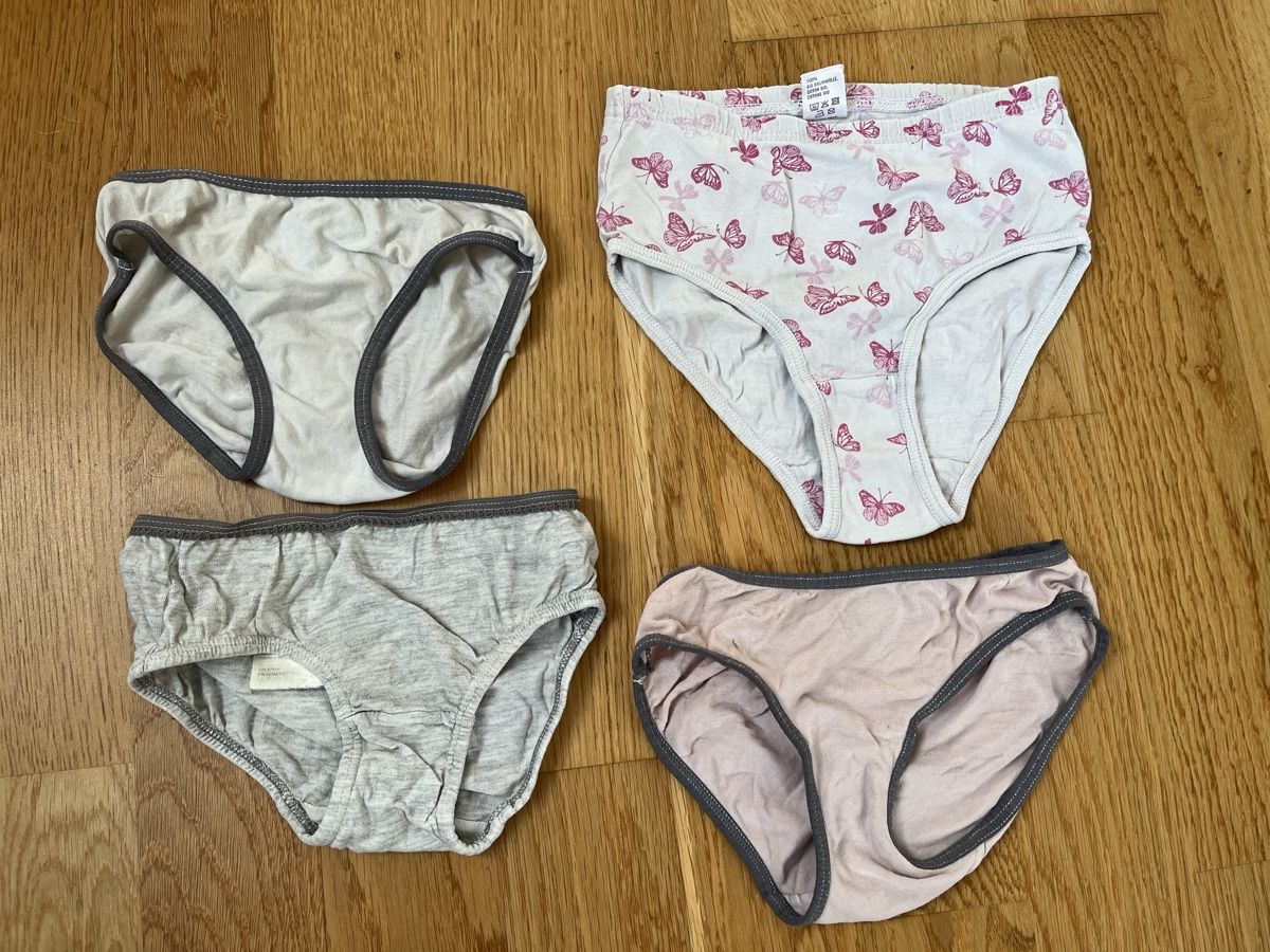 Biancheria intima: 4x Slip Mädchen Gr. 98/104 – Usato da Bern venduto da farfalla22