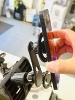 Support téléphone MagSafe magnétique fixation gril ventilati