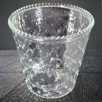 🌿 Vintage Glas-Übertopf oder Windlicht – 60er Charme pur! ✨
