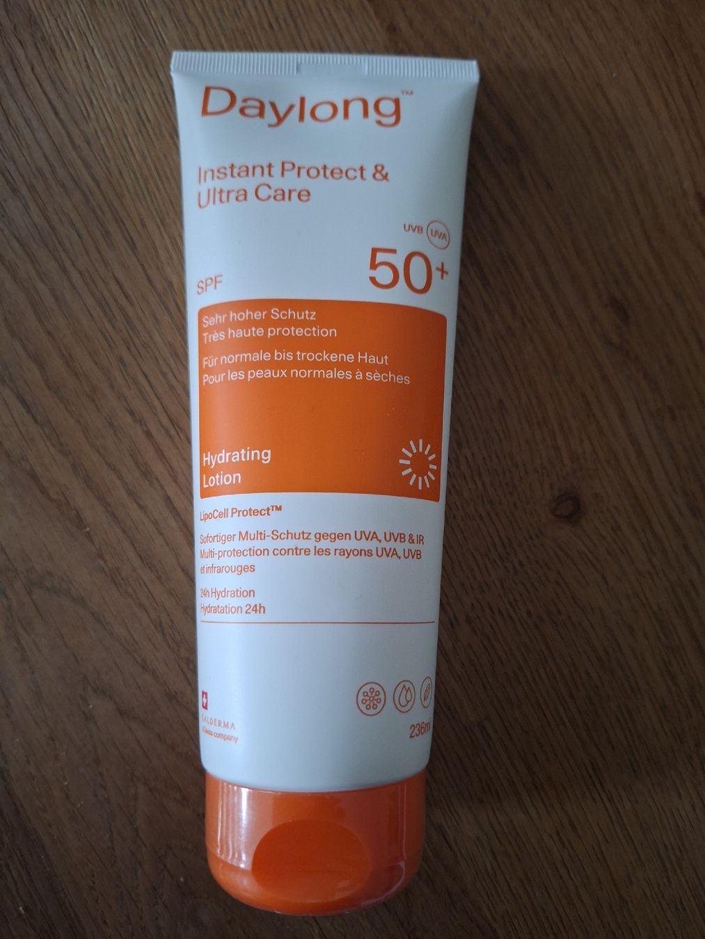 Sonnenschutz: Daylong Sonnencreme – Neu und originalverpackt aus Lyss von Infinia