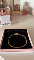 Pandora Armband Gold mit Herzverschluss 19cm