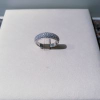 Mini Star Ring Silber zircon