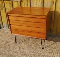 Poul Cadovius  Teak Kommode/Korpus mit Hairpins
