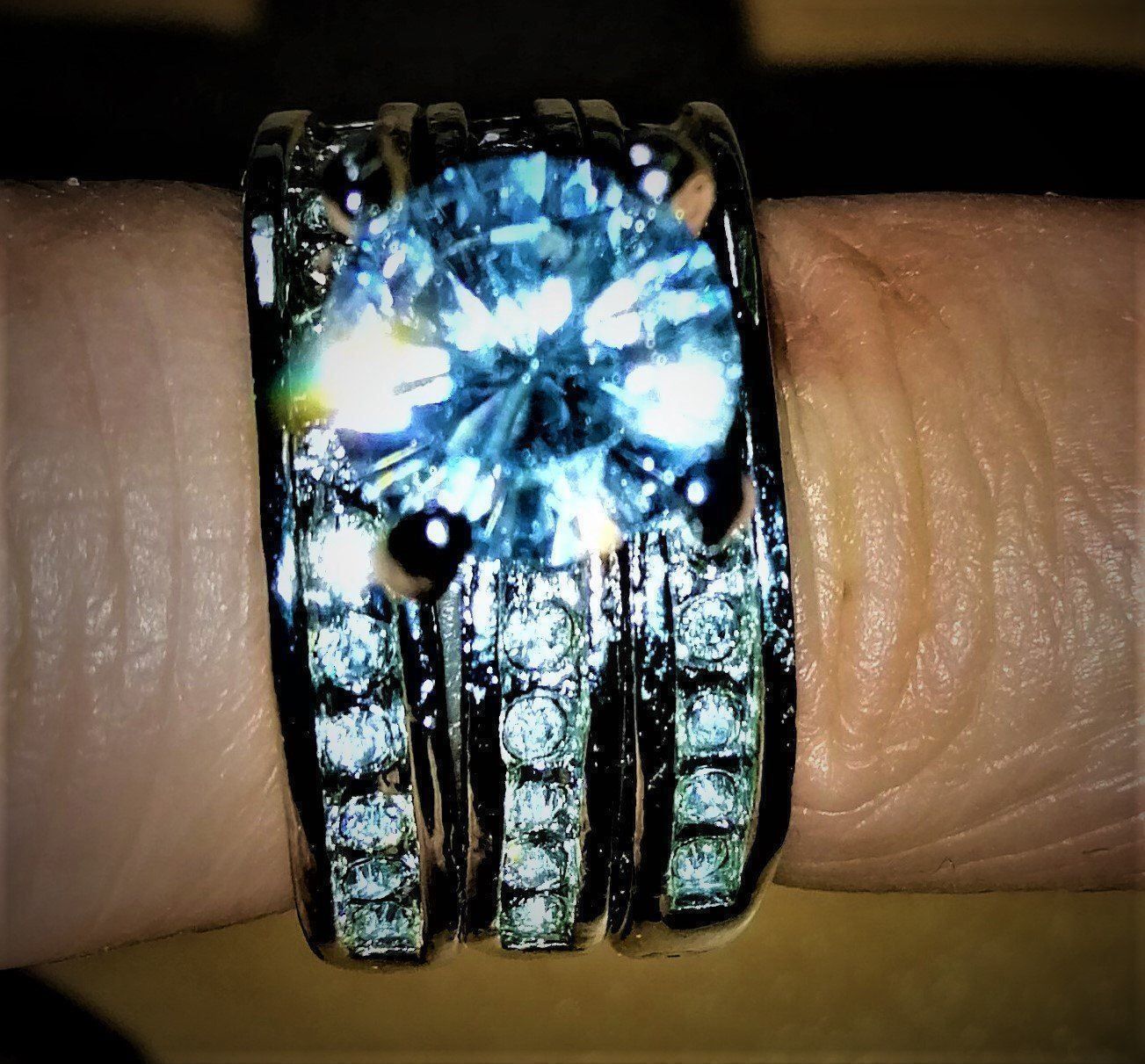 Bagues: Trio Ringe Ring-Set mit Strass – Neuf avec emballage d'origine à Mund par Happy_trader 2