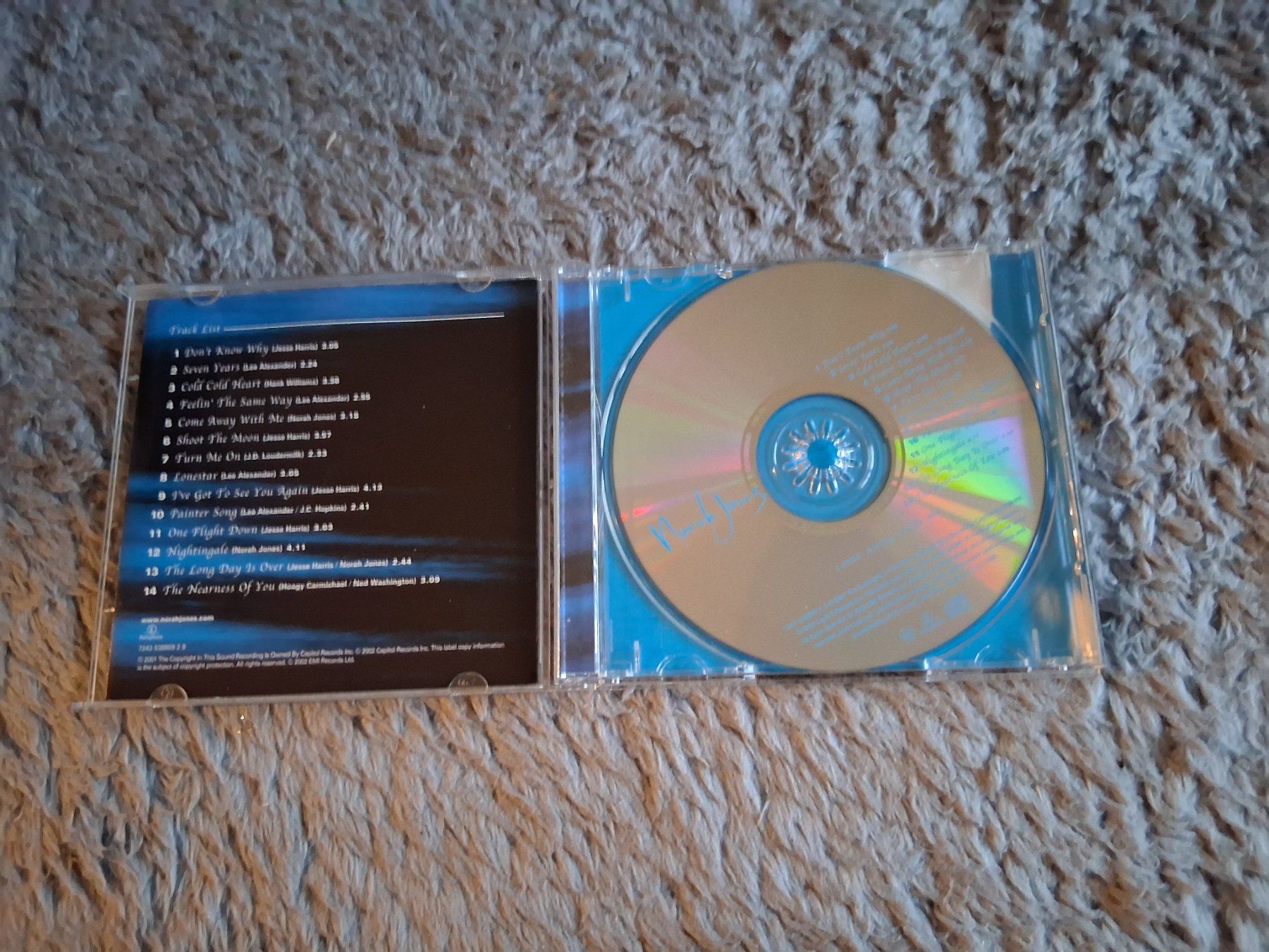 CD: NORAH JONES     COME AWAY WITH ME      CD – Usato da Wetzikon ZH venduto da Ramones01 2