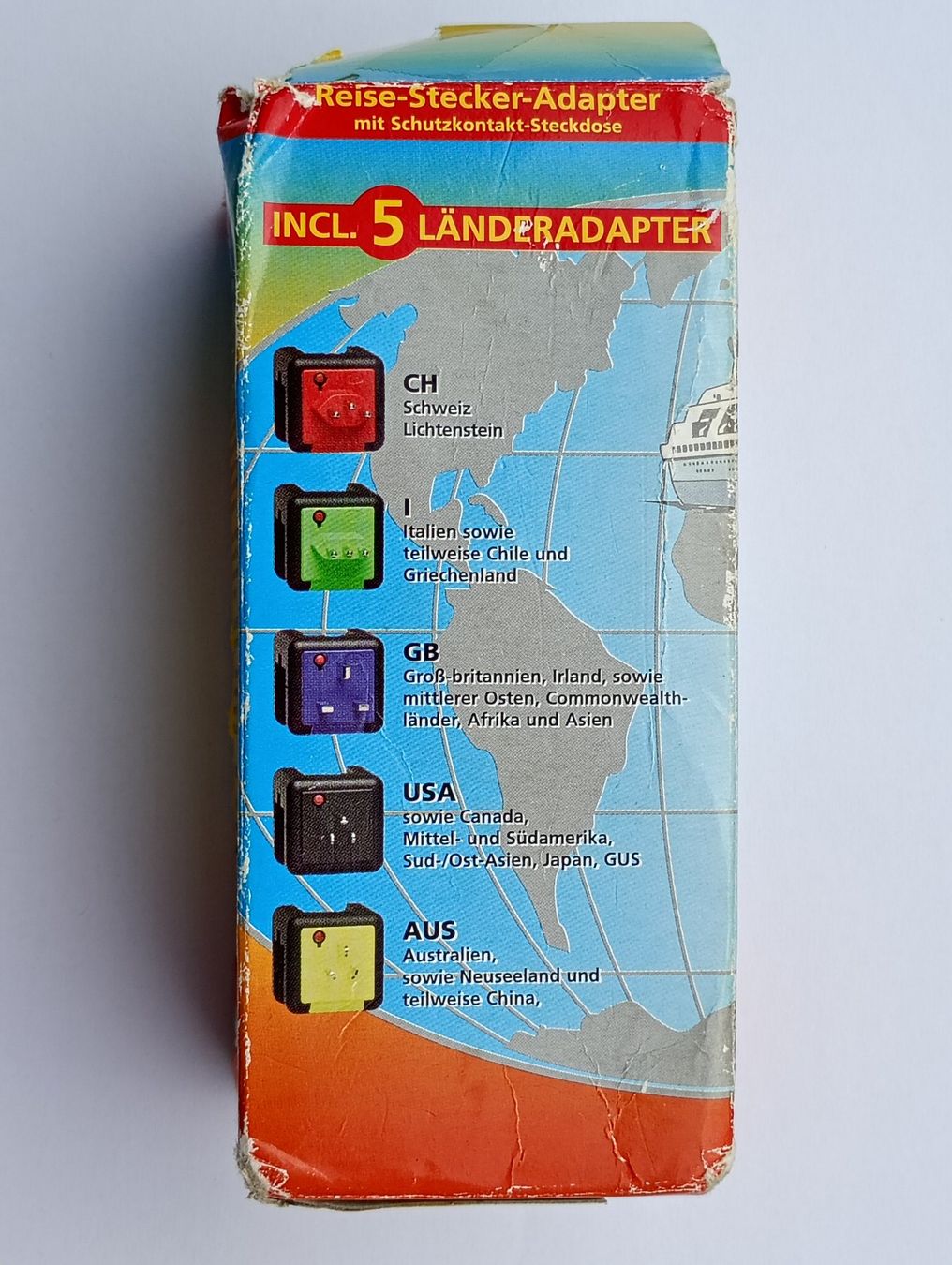 Laufwerke & Adapter: Reisestecker-Adapter 5 Länder – Gebraucht aus Möriken AG von Vellas 3