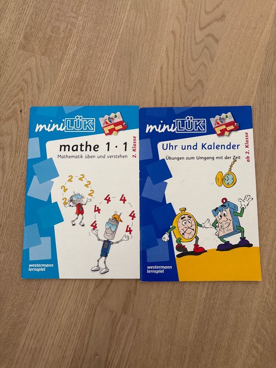 MiniLÜK Mathe 1 x 1 und Uhr und Kalender ab der 2. Klasse (Gebraucht