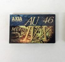 AXIA AU-IV-X 46 seltene METAL Audio-Kassette Originalzustand