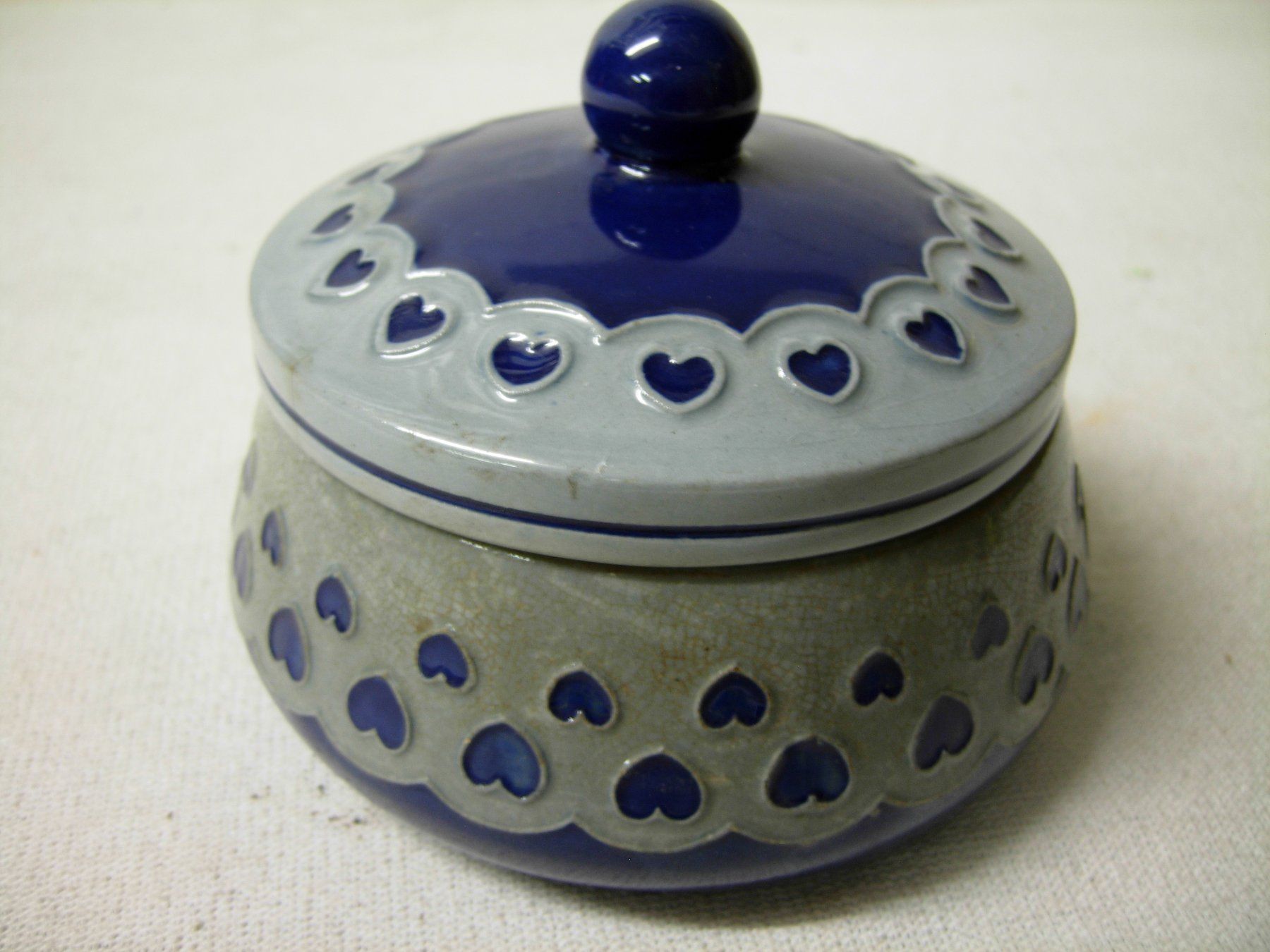 Zuccheriere: Jugendstil Dose-Wick Werke Merkelbach – Usato da Luzern venduto da Lucernauno