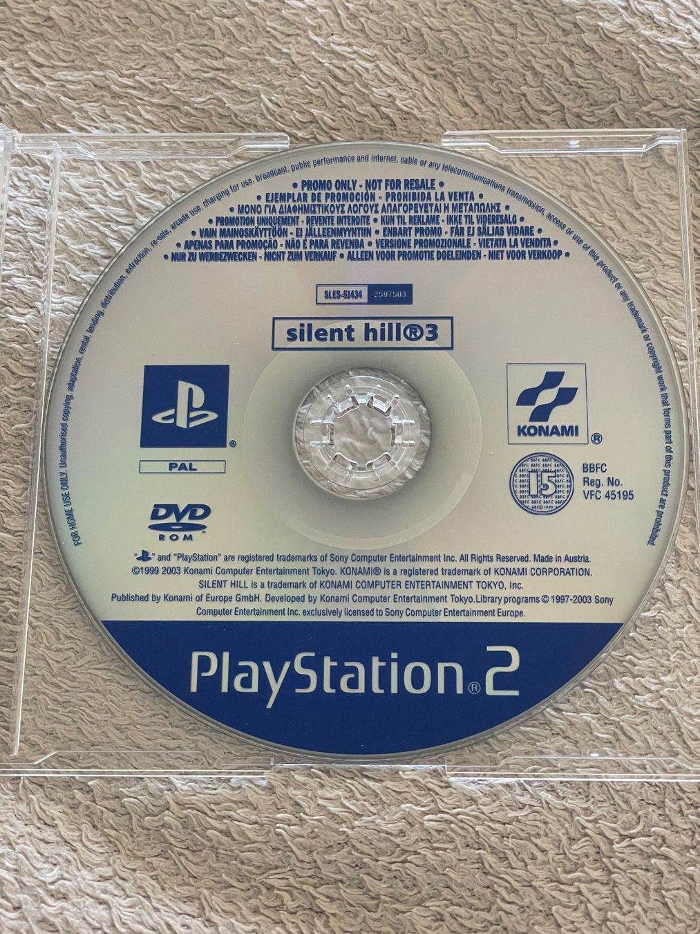 Sony Giochi: PS2 Spiel - Silent Hill 3 Promo Disc – Usato da Niederwangen BE venduto da m_s13 2