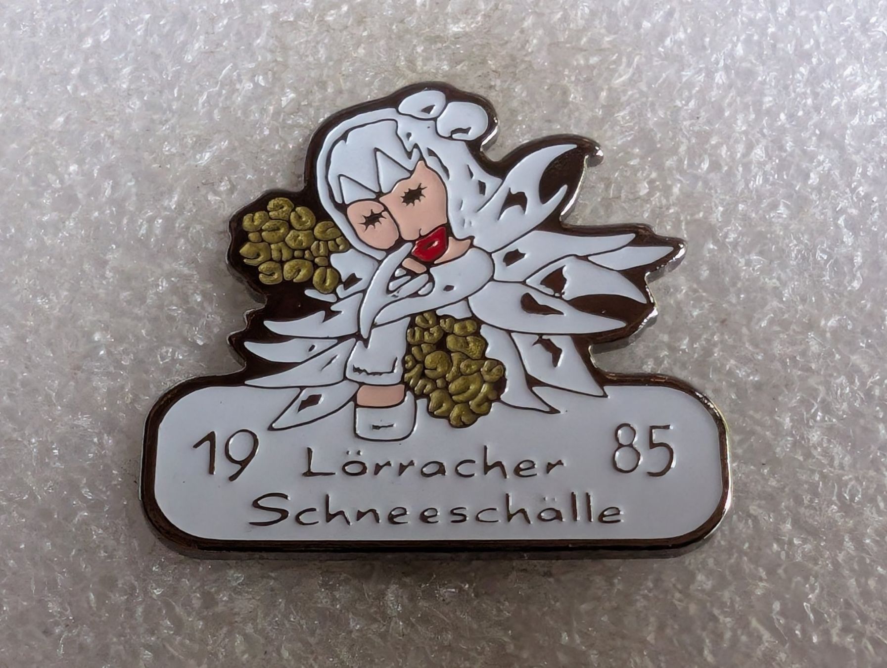 Placchette & Badge: Ansteckpin 160: Lörracher Schneeschälle – Usato da Oppligen venduto da Pin-Fall-Shop