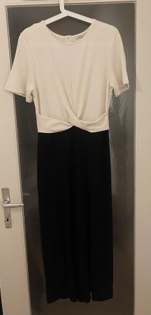 ✨ Eleganter Jumpsuit - Schwarz Weiss - Kiomi ✨
