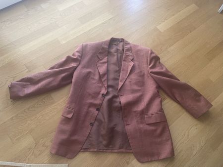 Blazer Herren Sakko Gr. 52 Alba Moda Braun kariert Vintage