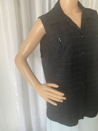 perfekter Auftritt mit dieser leichten Bluse, schwarz, L