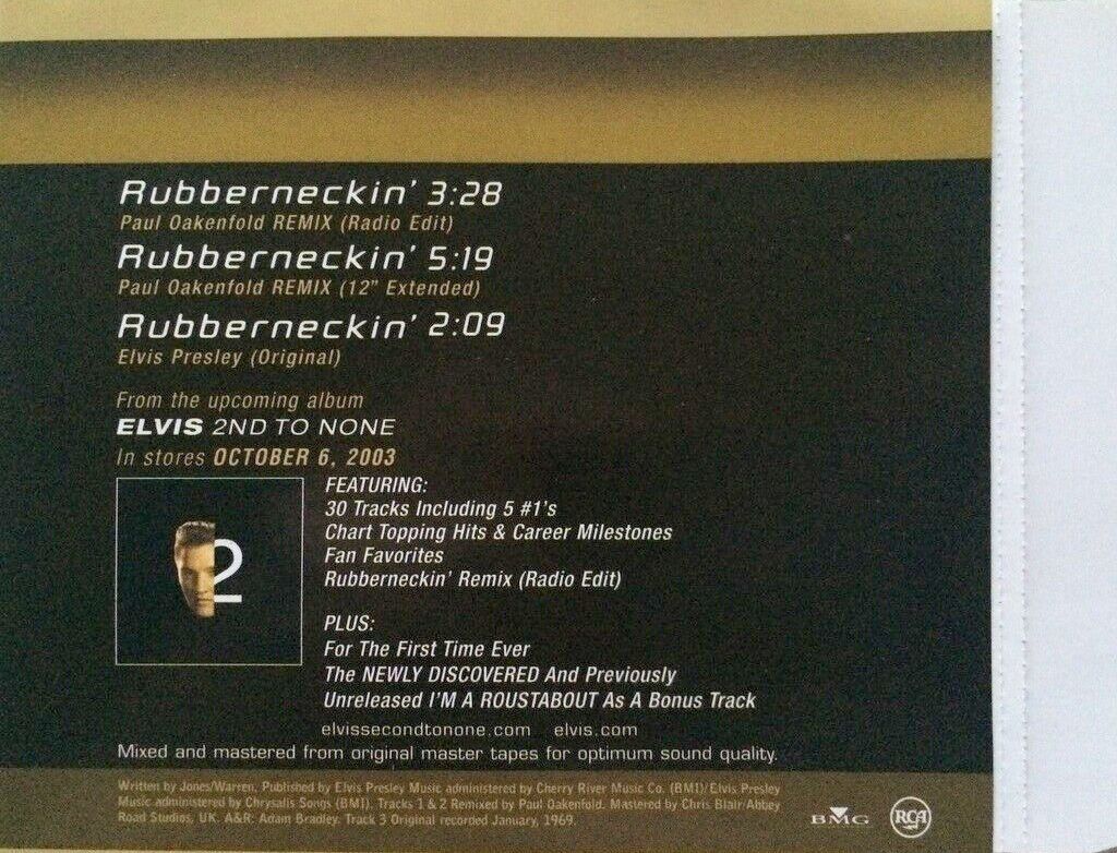CD: ELVIS PRESLEY - RUBBERNECKIN' – Usato da Bottens venduto da hotter-than-hell 1