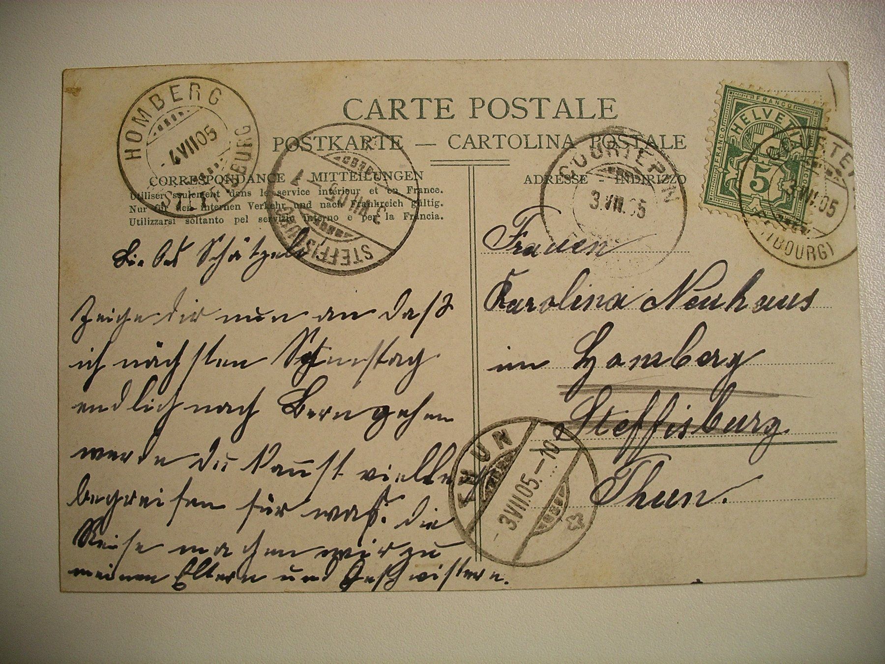 Cartes postales: farbigeLithoAK WALLENRIED – D'occasion à Oberhofen am Thunersee par luuping99 1
