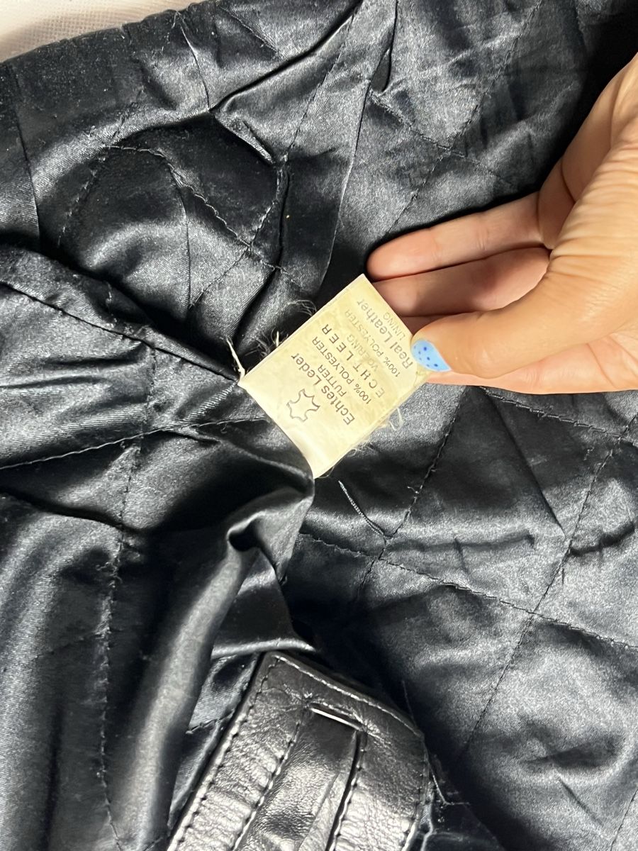 Jacken: Lederjacke schwarz Grösse M gebraucht – Gebraucht aus Orpund von mar_68sp 5