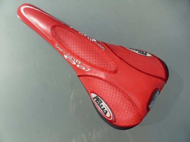Selle Italia FLITE Vintage Gel – 2ème Génération – Rouge Cuir – NEUVE Dans Sa Boîte