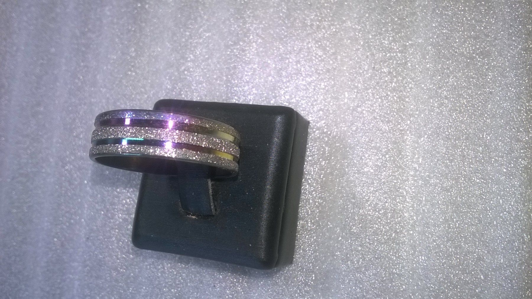 Bagues: ring edelsthal,,regenbogen farbe,,,glitzer – Neuf (Voir description) à Basel par bijoutrie_4 3