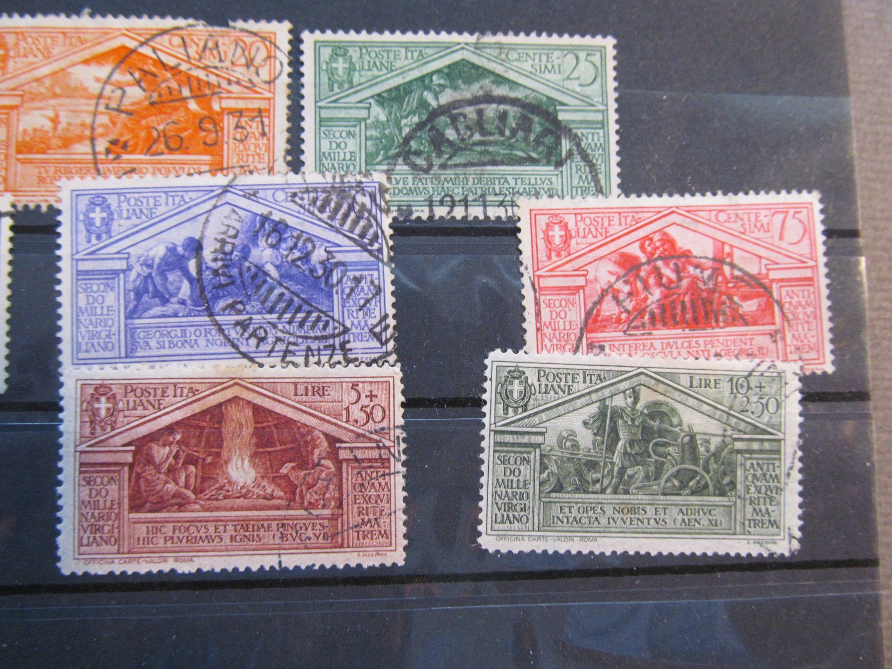 Tutti i francobolli: Regno  ITALIEN  SERIE 1930 – Usato da Hergiswil NW venduto da Panda1990 1