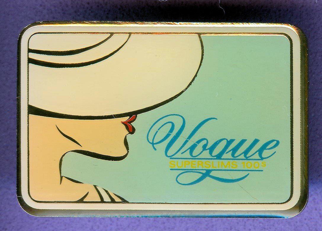 Plaketten & Abzeichen: Vogue  SUPERSLIM – Gebraucht aus Winterthur von Sammleroase