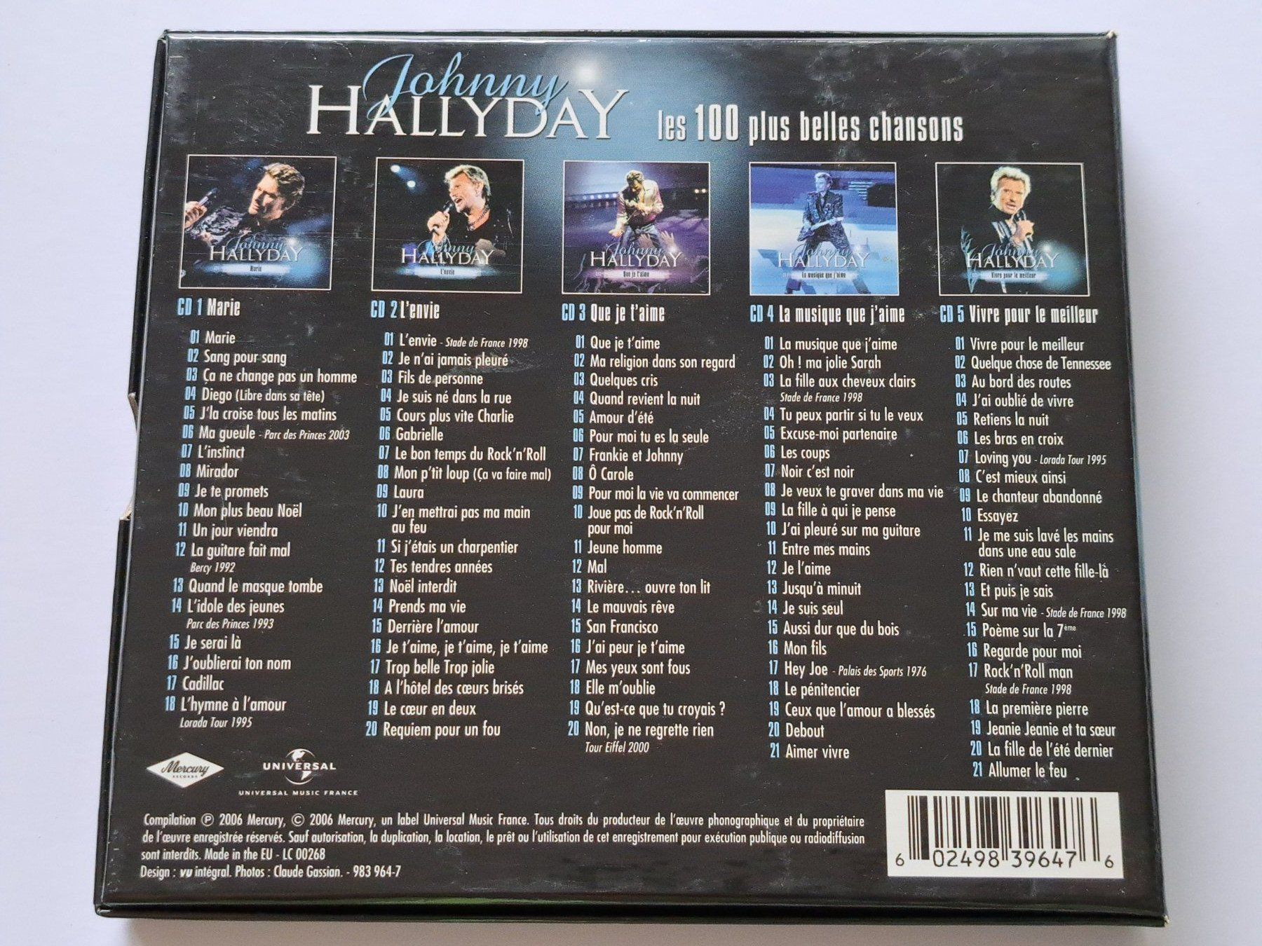 CD: Coffret les 100 plus belles chanson de Johnny Hallyday – Usato da Pully venduto da bro_n52j 1
