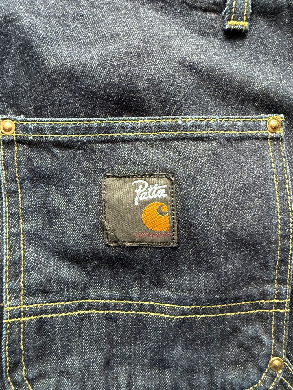 Carhartt Jeans: Carhartt Double Knee Pants x Patta (32/32) – Usato da Worb venduto da le_castor 2