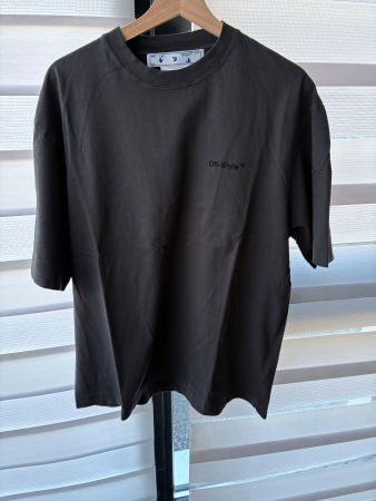 Off-White T-Shirt Dunkelgrau / Anthrazit M