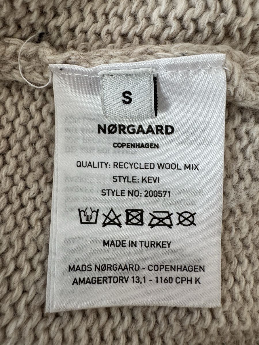 Mads Nørgaard Maglioni & Felpe: MADS NORGAARD COPENHAGEN Strick-Pullover beige - Gr. S – Usato da St.Gallen venduto da Isnisodo 4