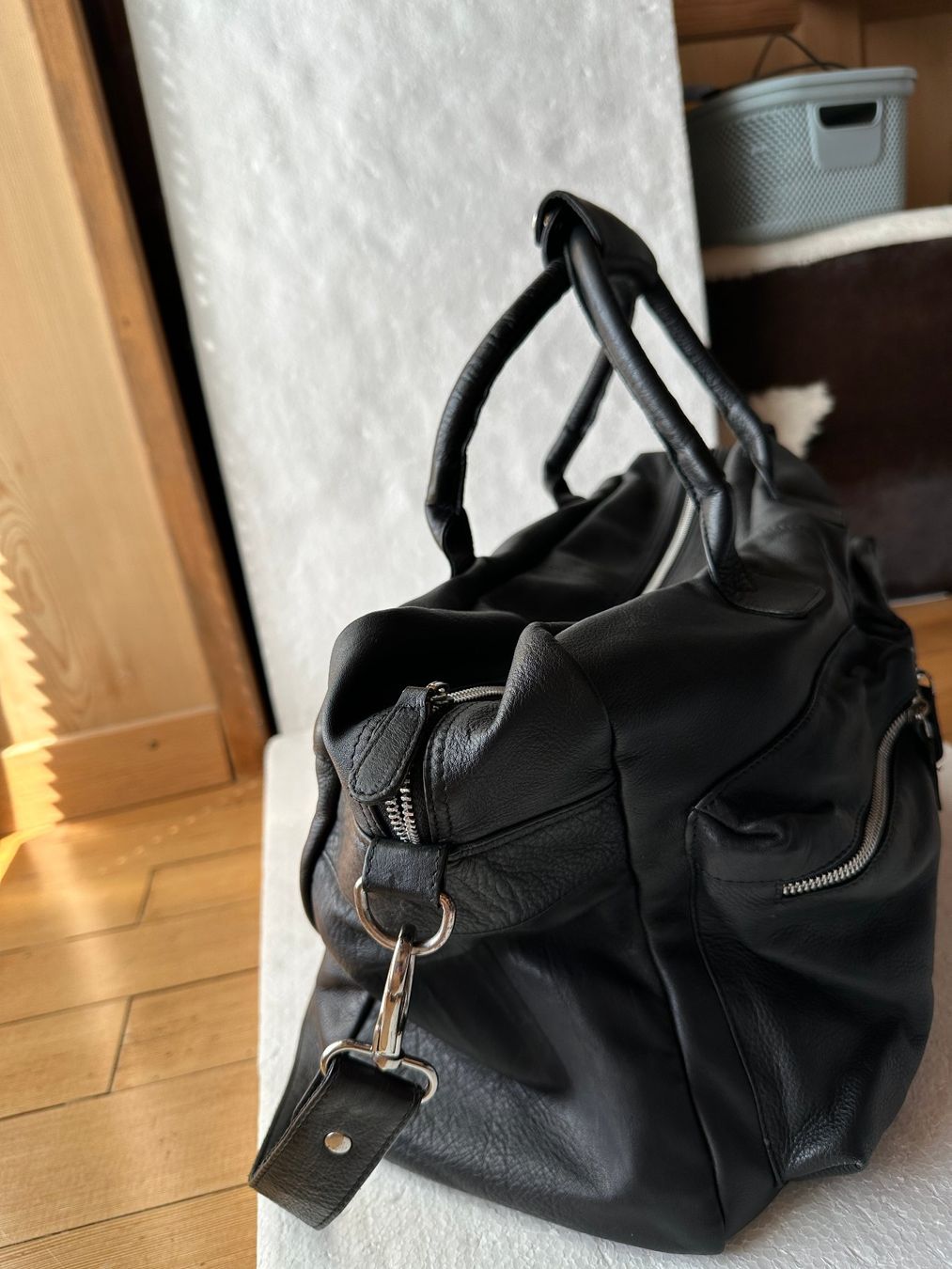 Taschen: Geräumige Leder Tasche schwarz von Kitchener items – Neu (gemäss Beschreibung) aus Gümmenen von FelizitasHermann 3