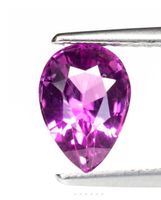 Natürlicher Spinell 1.49 Karat Pink Birnenform Zertifikat