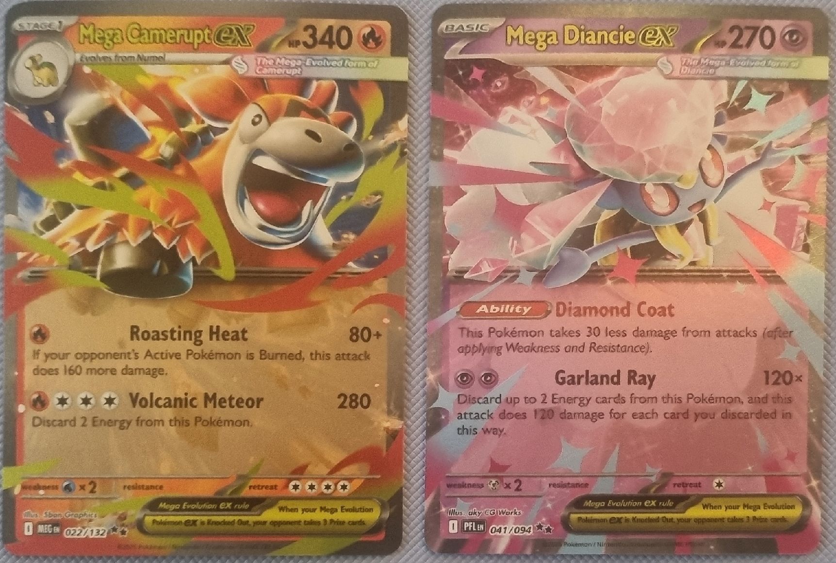 Pokémon Carte collezionabili: Pokemon Mega EX 2× EN – Nuovo (secondo la descrizione) da Oberbipp venduto da ret_6hxb