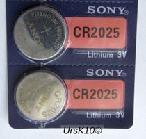 NEU 2 Stück CR2025 LITHIUM Batterien 3 Volt