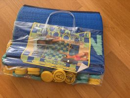 tragbares Schach- und Damespiel 