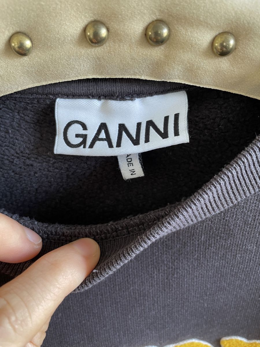 Ganni Maglioni & Felpe: Ganni | Sweater | Gr. M | mit Logo – Usato da Zürich venduto da samira12382 3