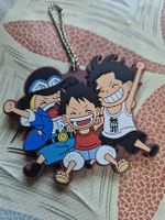 One Piece Schlüsselanhänger Gummi neu