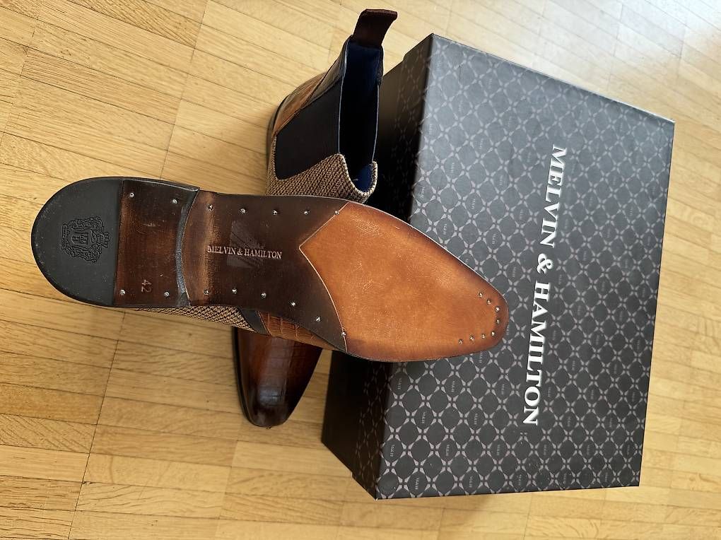 Chaussures hommes: Lederstiefel Melvin&Hamilton Gr. 42 – D'occasion à Birmensdorf ZH par KSw27 1