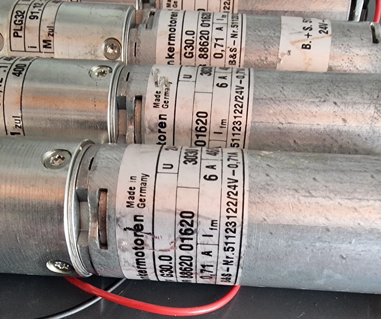 Motoren: Dunkermotoren 24VDC, 6 Stück – Gebraucht aus Zuzgen von ricard11 2