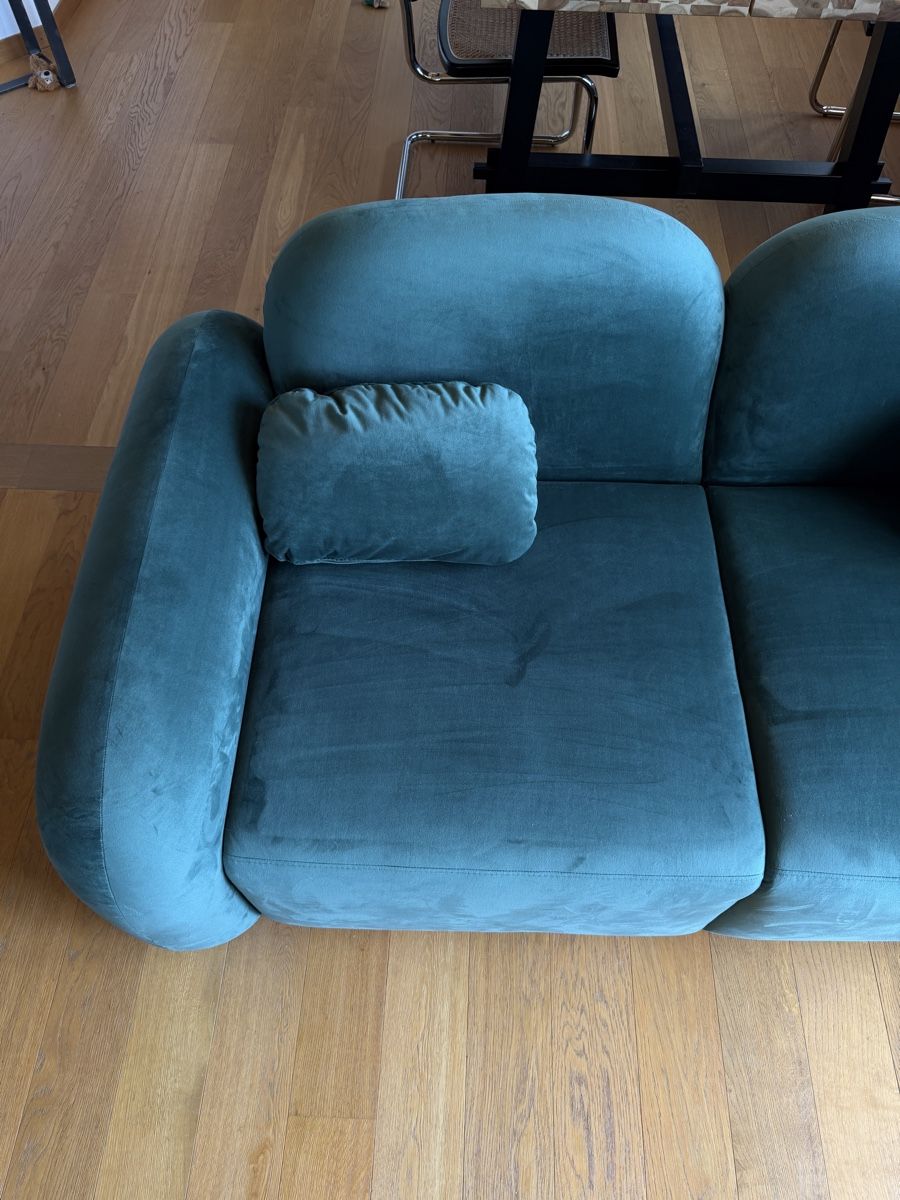 Divani: Sofa velour grün – Usato da Schönried venduto da AlpineBazaar 4