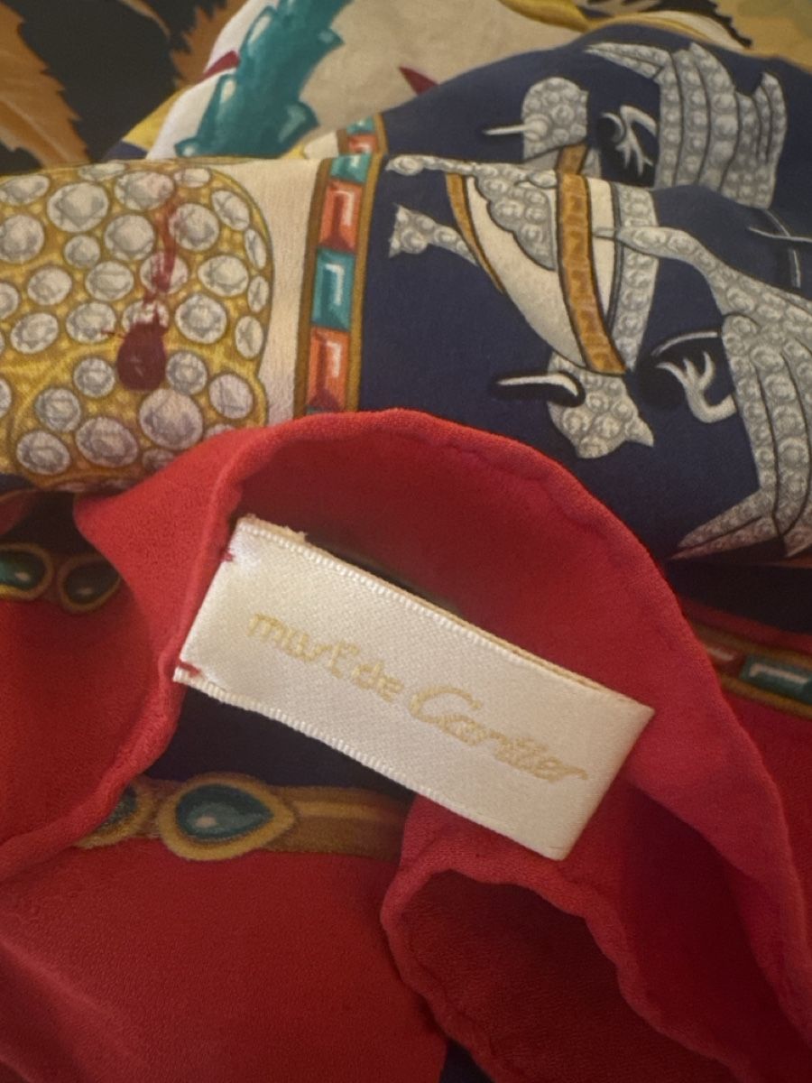 Cartier Foulards, Tücher & Schals: Seidenschal Cartier Design Schmuck – Gebraucht aus Schlieren von van_2ybt 3