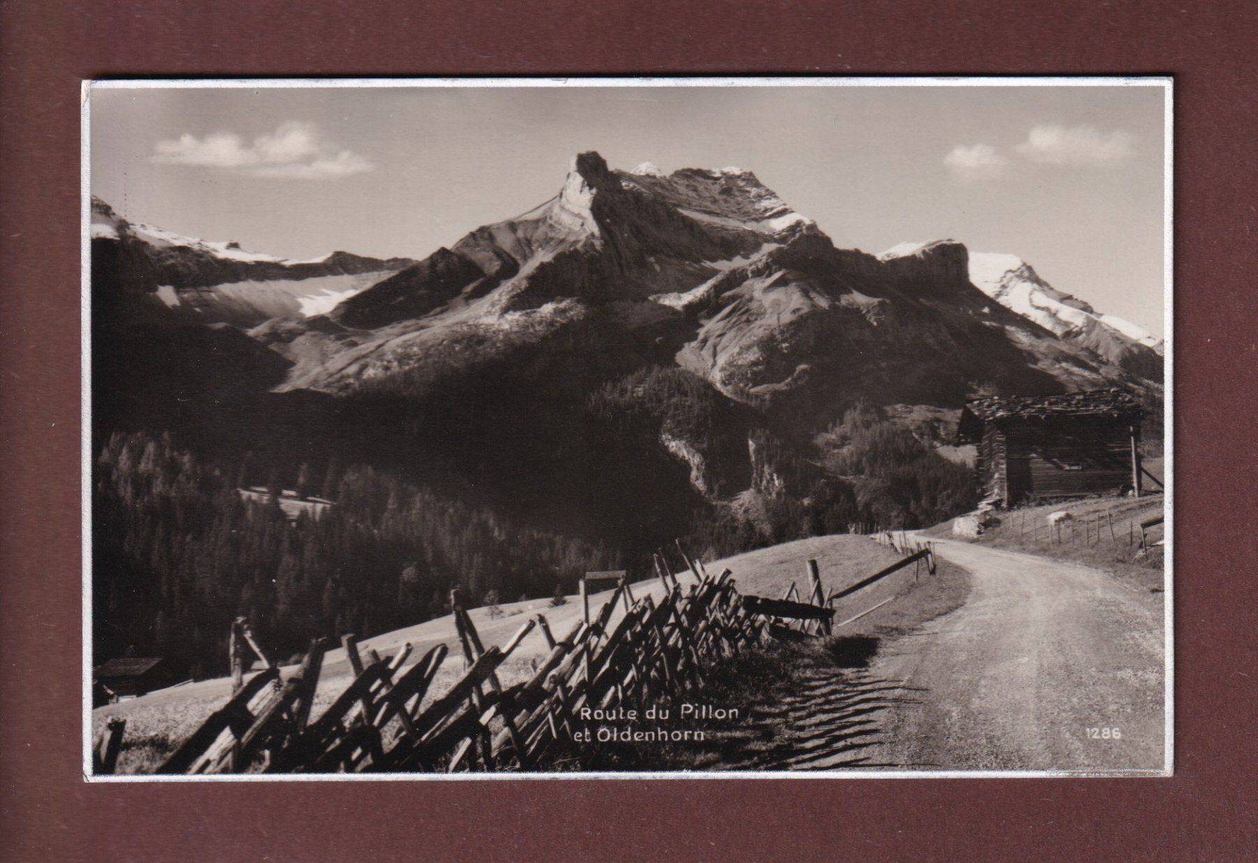 Ansichtskarten: Route du PILLON - Oldenhorn – Gebraucht aus Pully von nicecards-shop