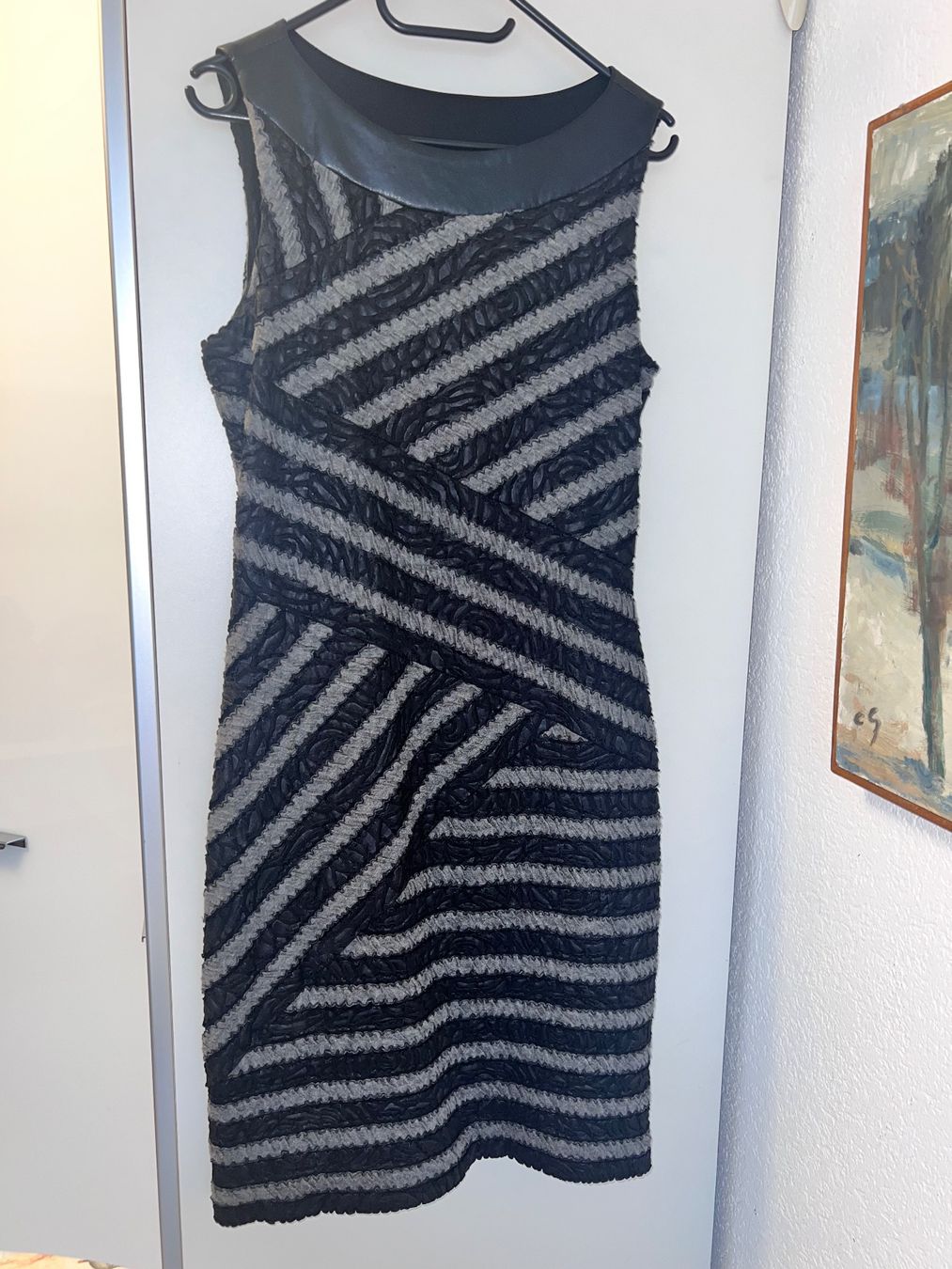 Joseph Ribkoff Kleider: Kleid schwarz grau JOSEPH RIBKOFF 38 neu – Neu (gemäss Beschreibung) aus Dornach von samuti