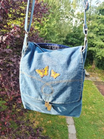 TASCHE BAG JEANS JEANSTASCHE , TOP ZUM SHOPPEN